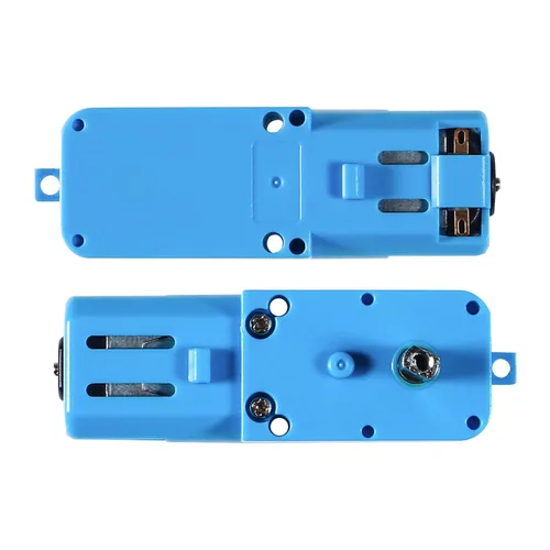 Miniatura 3 de 6PCS TT Gear Motor 1: 90 Mini DC 6V Gear TT Motor con engranajes de metal para robot Smart Car DIY RC Juguetes Motor eléctrico Caja de cambios Azul