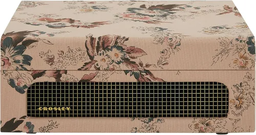 Miniatura 7 de Crosley CR8017B-FL Voyager - Tocadiscos portátil clásico de vinilo con Bluetooth de entrada/salida y altavoces integrados, Floral
