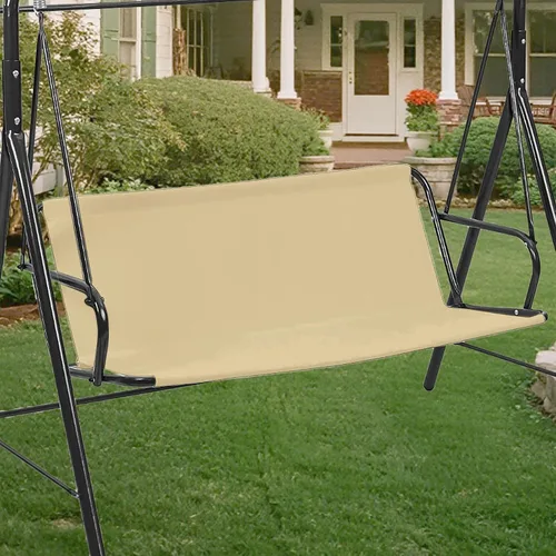 Miniatura 8 de Funda de repuesto para asiento de columpio para patio al aire libre de 2/3 plazas, 600D gruesa Oxford para columpio, funda de repuesto para sillas