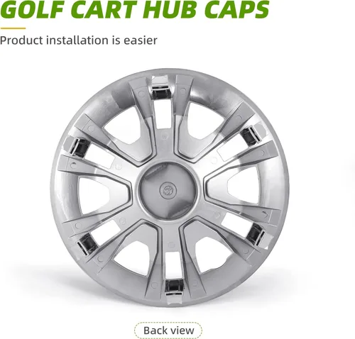 Miniatura 5 de Tapacubos universales para carrito de golf de 8 pulgadas, tapacubos universales para Club Car, EZGo, Buggies de golf, tamaño 8 pulgadas