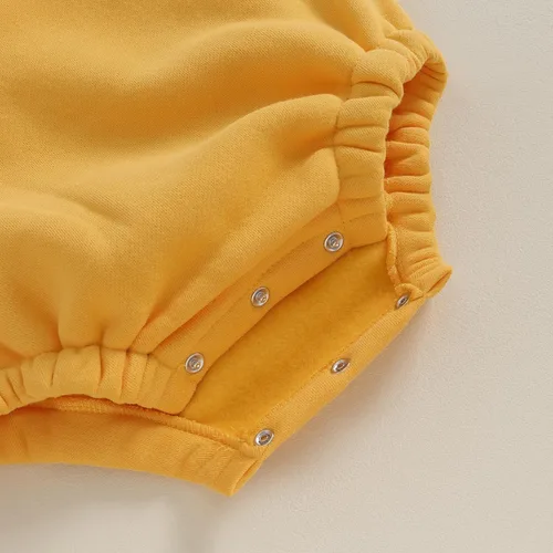 Miniatura 8 de FYBITBO Ropa de otoño e invierno para bebé, sudadera de manga larga con volantes, mameluco de burbujas, lindo atuendo cálido