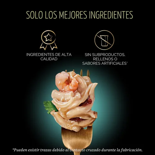 Miniatura 5 de Sheba Selections - Filetes en Caldo para Gatos Adultos, Receta de Pollo y Camarón, 1.3 oz. Tazas, 12