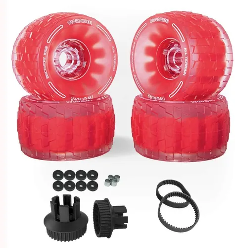 Miniatura 5 de IWONDER Cloud Wheel Discovery 105/4.724 in para Backfire Zealot/Backfire Zealot S Boards patentado núcleo de espuma de amortiguación todo terreno
