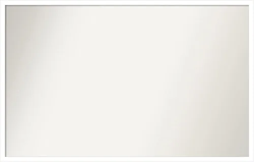 Miniatura 70 de Amanti Art Espejo de baño blanco para sobre el fregadero, 32 x 45 pulgadas, espejo de tocador rectangular blanco esbelto, marco de madera moderno