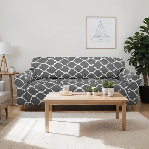 Miniatura 7 de Peryiter Juego de 3 fundas para sofá para sala de estar, fundas para muebles de sofá y sillones, funda para sillón con brazos, protector de muebles