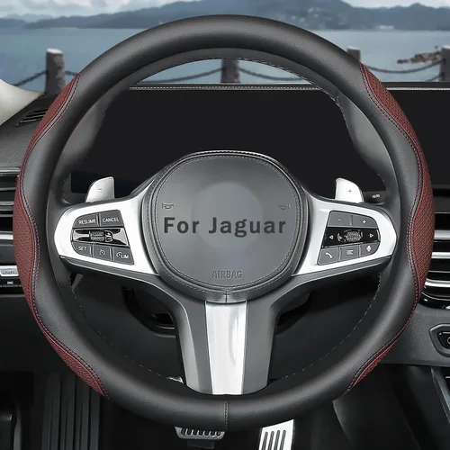 Miniatura 66 de Funda a medida para volante de Acura, transpirable antideslizante, fundas de cuero de doble cara para volante de automóvil, para accesorios de Acura