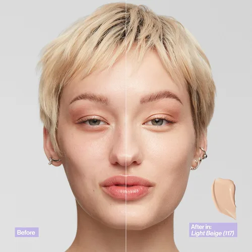 Miniatura 3 de Revlon Illuminance Base líquida para el cuidado de la piel con ácido hialurónico, fórmula hidratante y nutritiva de cobertura media, natural cremoso