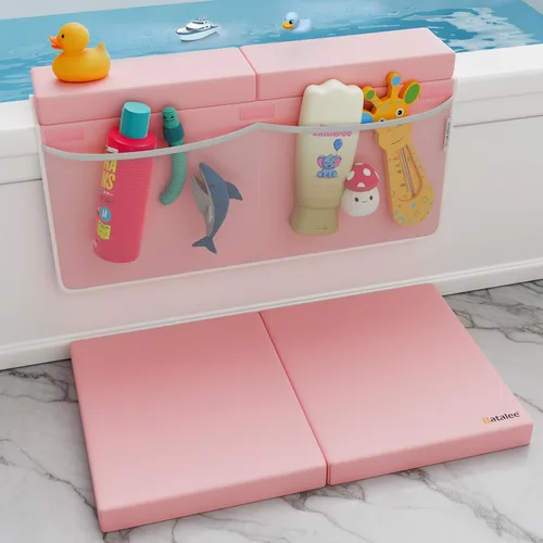 Miniatura 9 de Rodillera de Baño, Juego de Rodillera de Baño para Bebé y Almohadilla de Apoyo para Codo, Almohadilla para Arrodillarse al Bañar Bebé, Rodilleras