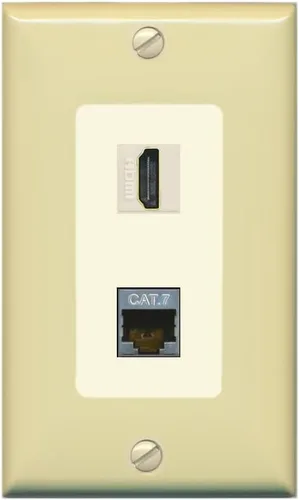Miniatura 31 de RiteAV Placa de pared HDMI y Cat7 - 1 banda [marrón/marrón]