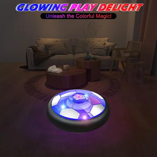 Miniatura 6 de Pelota de Fútbol Flotante Juguetes para Niños y Niñas de 3 4 5 6 7 8-12 Años, Pelota Flotante Recargable con Luces LED Coloridas y Espuma