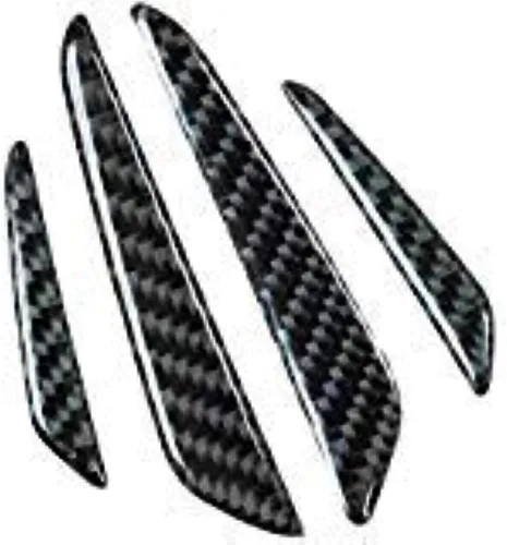Miniatura 9 de runmade Universal Car Truck Pickup 8PCs Negro Protector de parachoques trasero lateral antiarañazos Protector Recorte Tiras de goma