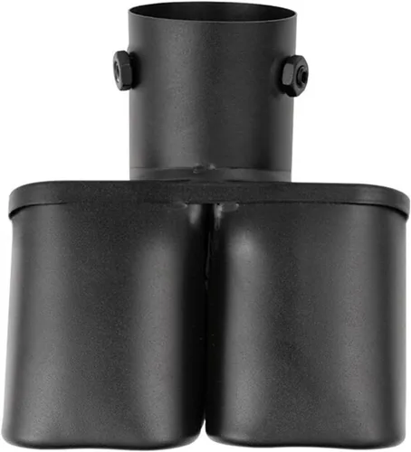 Miniatura 7 de Puntas de escape con silenciador de acero inoxidable de 60 mm / 2.36", tubo de escape doble salida con boca cuadrada, tubo de escape para coche