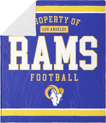 FOCO NFL - Manta de felpa sherpa unisex para adultos, con logotipo de equipo de la NFL, 60 x 70 pulgadas