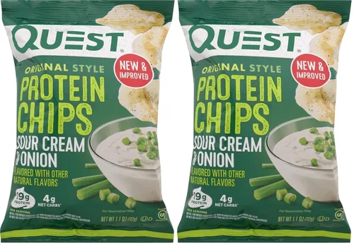 Miniatura 15 de Quest Nutrition Paquete Variado de Chips de Proteína, BBQ, Cheddar y Crema Agria, Crema Agria y Cebolla, Alto en Proteína, Bajo en Carbohidratos
