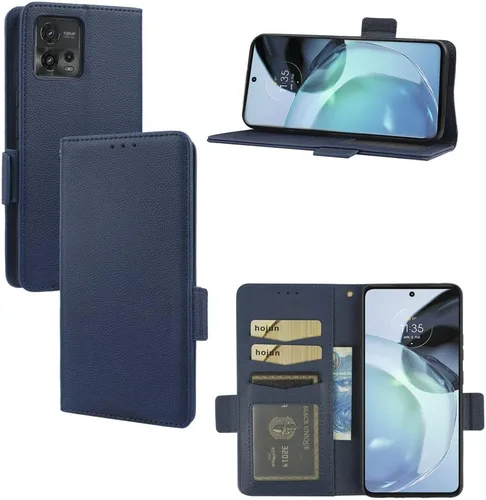 Miniatura 167 de Funda de piel sintética compatible con Motorola Moto E22 4G, funda de piel sintética compatible con Motorola Moto E22i 4G, color negro