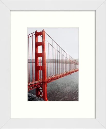 Miniatura 55 de Frametory, Marcos de 8 x 10 para mostrar imágenes de 5 x 7 con paspartú o fotos de 8 x 10 sin paspartú, vidrio resistente a roturas, accesorios