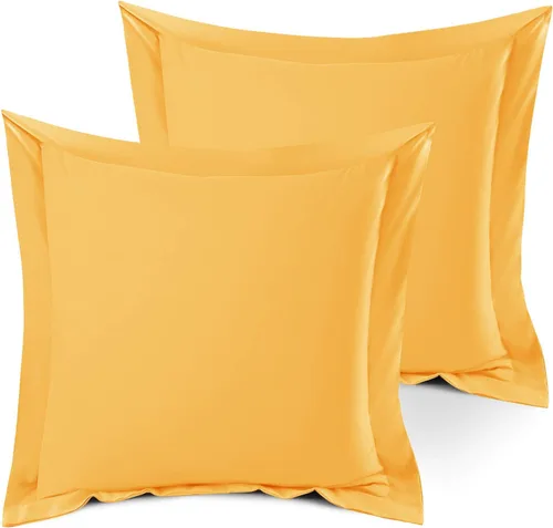 Miniatura 40 de Nestl Juego de 2 fundas tipo sham de almohada suaves - Fundas de almohada de microfibra de doble cepillado - Fundas de almohada de cama premium