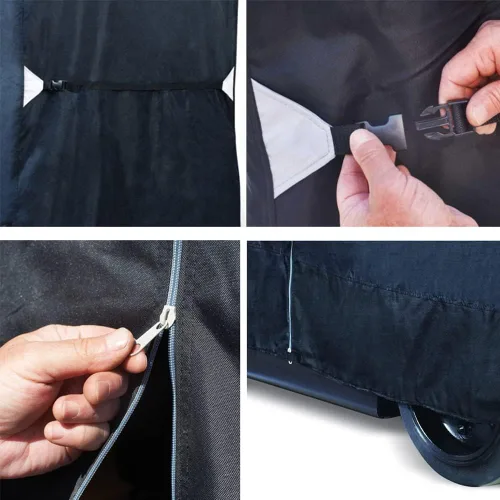 Miniatura 3 de Funda para carretilla elevadora, impermeable, resistente, bolsa de almacenamiento para carretilla elevadora, a prueba de polvo, protección