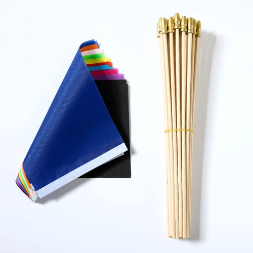 Miniatura 4 de ZXvZYT Paquete de 100 banderas de color sólido, pequeñas, pequeñas, lisas, blancas, rojas, amarillas, verdes, naranjas, azules, negro, morado, rosa