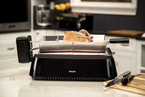 Miniatura 4 de Philips Kitchen Appliances Philips HD6971/00 - Accesorio para asador de parrilla sin humo, acero inoxidable