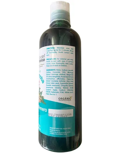 Miniatura 3 de Champú de Bergamota Orgánico con Moringa y Romero Champú 16 Fl Oz Enriquecido Premium Quality