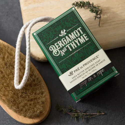 Miniatura 8 de Pre de Provence Bergamot & Thyme - Colección de fragancias para hombre, jabón en una cuerda, 7.05 oz