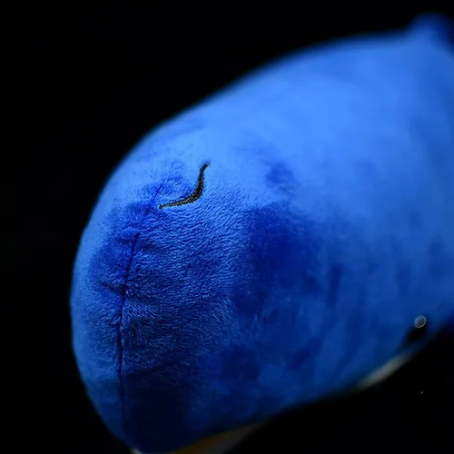 Miniatura 8 de Juguete de peluche realista de ballena espermática – Juguetes de peluche de ballena espermatozoides largos y realistas, súper suaves, muñecos