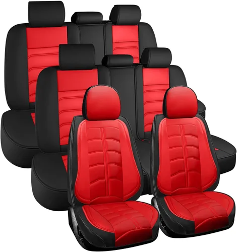 Miniatura 17 de Funda de asiento de auto de 7 asientos para Nissan Pathfinder 2003-2025, fundas de asiento duraderas, resistentes al desgaste, impermeables