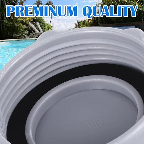 Miniatura 5 de Tujoe Tapón de válvula de drenaje de repuesto P6H1158 de plástico, compatible con piscinas, modelo P01006, tapa de válvula de drenaje gris