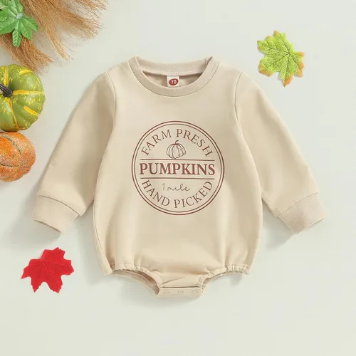 Miniatura 21 de Adobabirl Traje de Halloween para bebé, sudadera de fantasma, calabaza, mameluco, suéter de gran tamaño, lindo para otoño e invierno