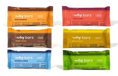 Miniatura 8 de Barras de proteínas, almendra de manzana, barras de 2.04 onzas (paquete de 12 barras de proteínas) – Barra de proteínas, superalimento, sin gluten