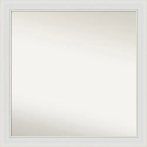 Miniatura 8 de Amanti Art Espejo de pared blanco de 30 x 42 pulgadas, espejo de baño rectangular blanco para decoración de pared de sala de estar, marco Parlor