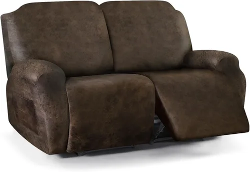 Miniatura 94 de molasofa Fundas de cuero para sillas reclinables, fundas para sillas reclinables grandes para silla reclinable, 4 piezas, fundas lavables que se