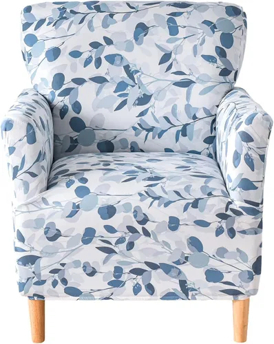 Miniatura 41 de CRFATOP - Funda elástica para sillón de mediados de siglo moderno de 1 pieza, fundas de silla de acento de jacquard con brazos, fundas de silla