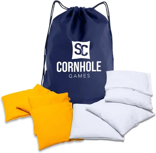 Miniatura 34 de Bolsas de cornhole resistentes al clima (juego de 8) - Tamaño/peso profesional de regulación (16 oz) - Uso en tableros de cornhole profesionales