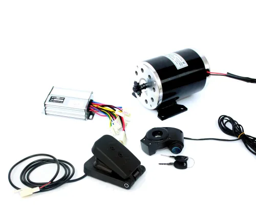 Motocicleta MY1020 UNITEMOTOR Imán Permanente Cepillado DC Motor Scooter Motor Motor Motor 25H (Kit de pedal)