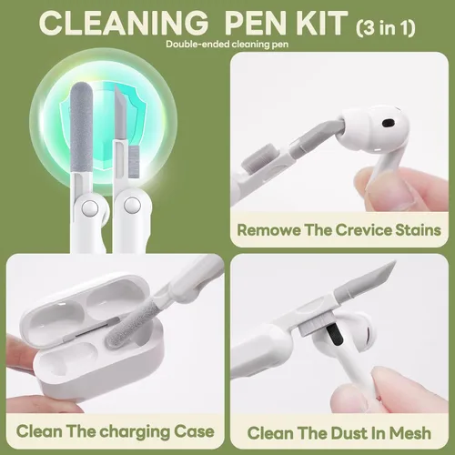 Miniatura 6 de Funda Linda para AirPods Pro 3 Funda(2025) con Kit Limpiador, Graciosa Funda de Dibujos Animados 3D para Airpods Pro de 3ª Generación, Funda