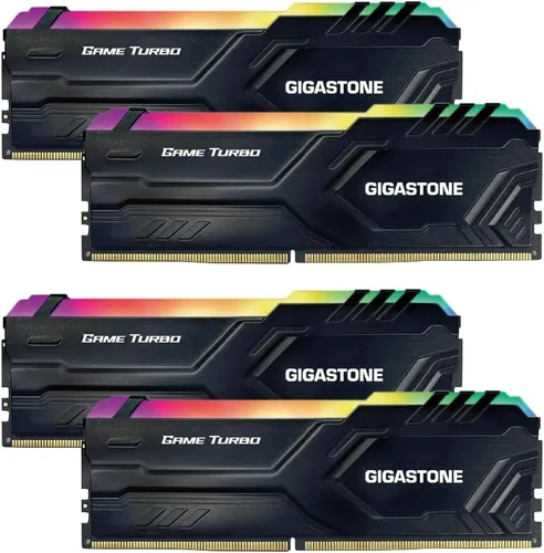 Miniatura 11 de RAM DDR4 RGB: GIGASTONE Game TURBO 32GB Kit (2 x 16 GB) DDR4 3200 MHz PC4-25600 CL16-18-18-40 Intel XMP 2.0 AMD Ryzen 1.35V UDIMM 288 Pin Unbuffered