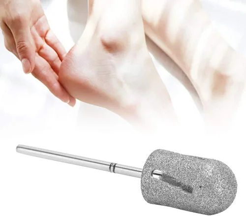 Miniatura 9 de Broca de cono de pedicura, pedicura de acero inoxidable, pedicura, callos de pie, lijado, cabeza, pies, limar las uñas para pulir y reparar la piel