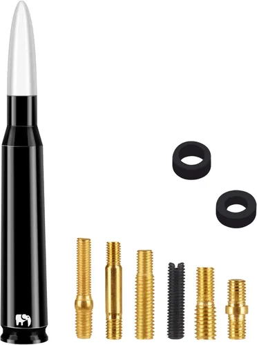 Miniatura 4 de ONE250 Antena estilo bala calibre 50, compatible con Ford Serie F (F-150 F-250 F-350 Super Duty Ford Raptor Ranger Trucks 1997-2024) – Diseñada