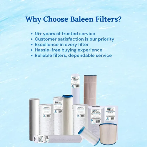 Miniatura 9 de Baleen Filters - Paquete de 2 cartuchos de filtro de sedimentos para heridas de cuerda de 20 x 2.5 pulgadas de 20 micrones para HDX SWC-25-2020