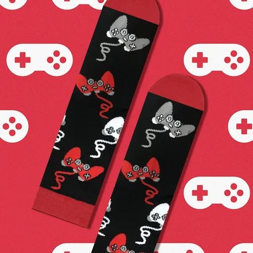 Miniatura 73 de AGRIMONY Calcetines divertidos con texto en inglés «Do Not Disturb Gaming» para hombres, mujeres, adolescentes, niños, Pascua, padres, cumpleaños