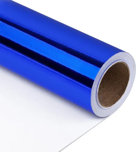 Miniatura 10 de NESCCI Papel de regalo metálico dorado, papel de color sólido, papel de regalo perfecto para bodas, día de San Valentín, cumpleaños, Navidad, baby