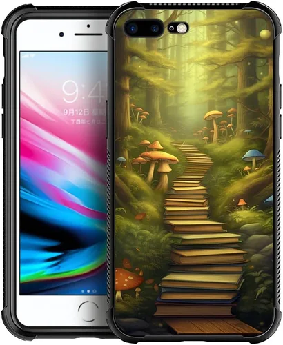 Miniatura 25 de Funda compatible con iPhone 7/8, diseño de bandera estadounidense con diseño de tiro con arco al aire libre, a prueba de golpes, antiarañazos