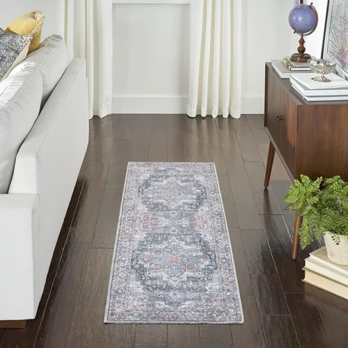 Miniatura 25 de Nourison Home New Concept - Alfombra lavable de 2 pies 2 pulgadas x 8 pies, fácil de limpiar, no se desprende, para dormitorio, sala de estar