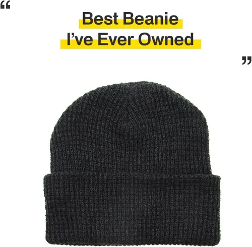Miniatura 5 de KBETHOS Cómoda colección de gorros suaves y holgados de algodón de punto acrílico para invierno, cálido sombrero de esquí holgado unisex varios