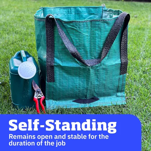 Miniatura 3 de DURASACK Bolsa de almacenamiento resistente de 22 galones, bolsa de mudanza de polipropileno tejido resistente, diseño reutilizable, con capacidad