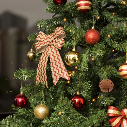 Miniatura 8 de 12 campanas oxidadas de metal de Navidad para manualidades, cascabeles de 1.57 pulgadas con recortes de estrella para árbol de Navidad, decoración