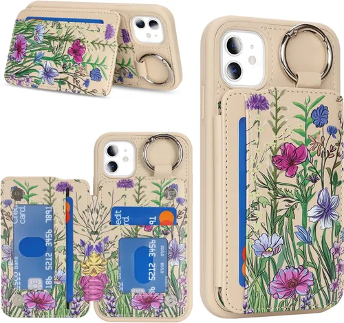 Miniatura 30 de Havaya Funda compatible con iPhone 11, cartera MagSafe con tarjetero - Funda magnética desmontable 2 en 1 - Ranuras para tarjetas de crédito