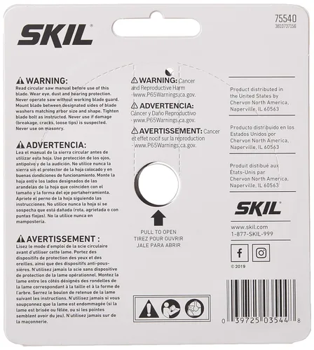 Miniatura 3 de SKIL 75540 Hoja de piso de carburo de 4-3/8 pulgadas por 40T